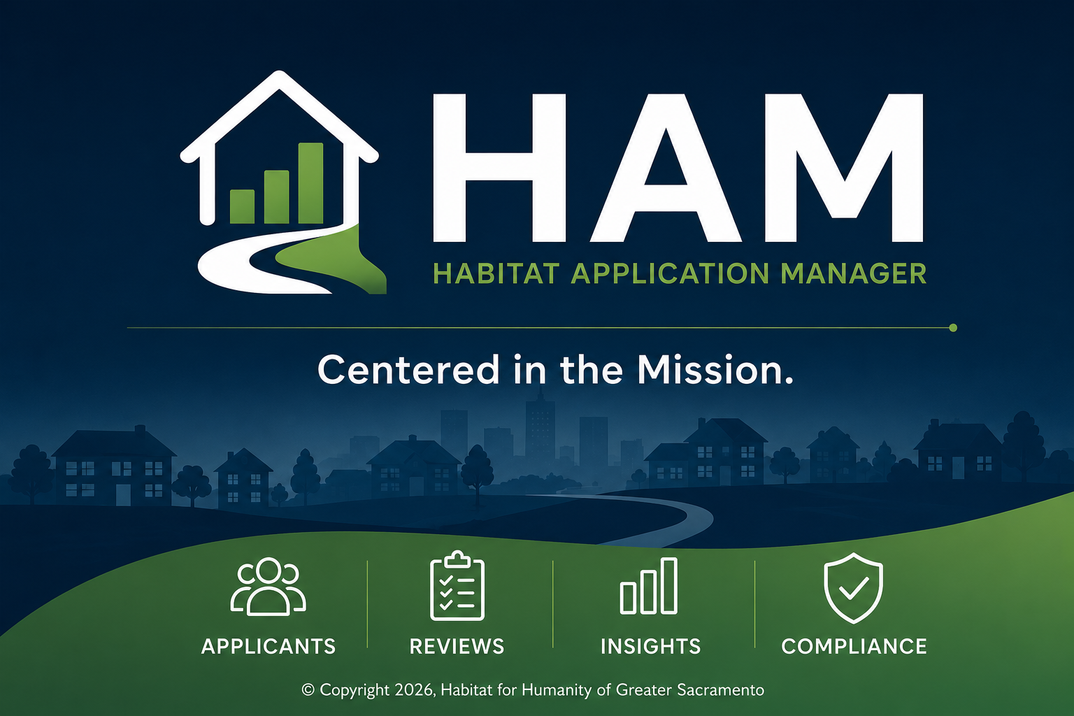 HAM — Habitat Application Manager. Centered in the Mission.